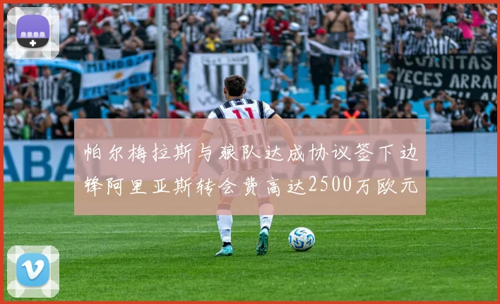 帕尔梅拉斯与狼队达成协议签下边锋阿里亚斯转会费高达2500万欧元